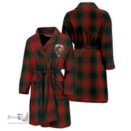 Scottish Skene of Cromar Black Clan Family Crest Tartan Bathrobe