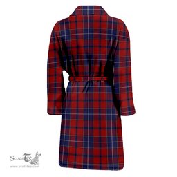 Scottish Wishart Dress Clan Family Crest Tartan Bathrobe