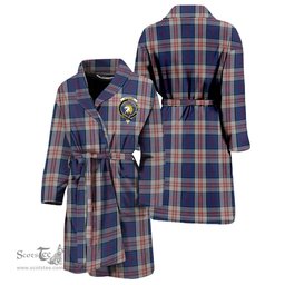 Scottish Stewart of Appin Hunting Dress Clan Family Crest Tartan Bathrobe