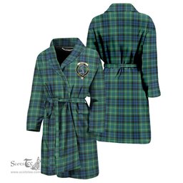 Scottish MacNeil of Colonsay Ancient Clan Family Crest Tartan Bathrobe