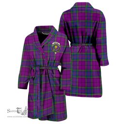 Scottish Wardlaw Modern Clan Family Crest Tartan Bathrobe