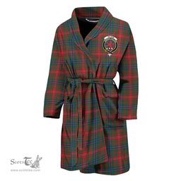 Scottish Wilson Modern Clan Family Crest Tartan Bathrobe