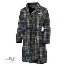 Scottish Scott Green Modern Clan Family Crest Tartan Bathrobe