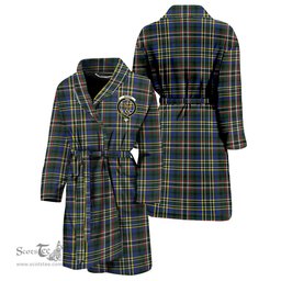 Scottish Scott Green Modern Clan Family Crest Tartan Bathrobe