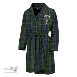 Scottish MacNeil of Colonsay Clan Family Crest Tartan Bathrobe