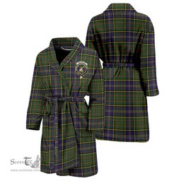 Scottish MacMillan Hunting Modern Clan Family Crest Tartan Bathrobe