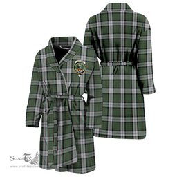 Scottish MacLaren Dress Clan Family Crest Tartan Bathrobe