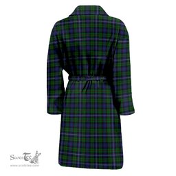 Scottish Robertson Hunting Clan Family Crest Tartan Bathrobe