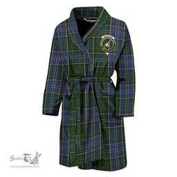 Scottish MacMillan Hunting Clan Family Crest Tartan Bathrobe