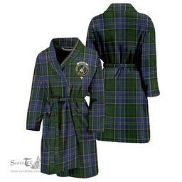 Scottish MacMillan Hunting Clan Family Crest Tartan Bathrobe