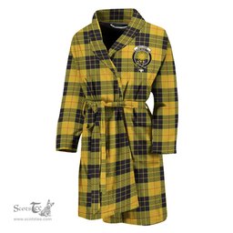 Scottish MacLeod of Lewis Ancient Clan Family Crest Tartan Bathrobe
