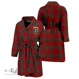 Scottish Stewart of Galloway Clan Family Crest Tartan Bathrobe