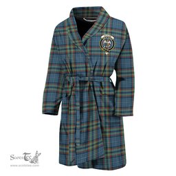 Scottish Ralston UK Clan Family Crest Tartan Bathrobe