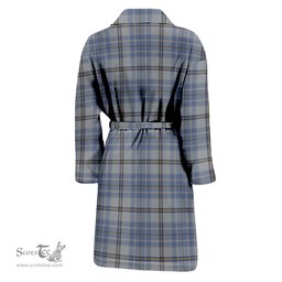 Scottish Tweedie Clan Family Crest Tartan Bathrobe