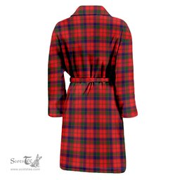 Scottish Robertson Modern Clan Family Crest Tartan Bathrobe