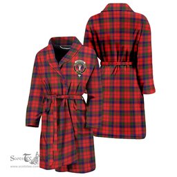 Scottish Robertson Modern Clan Family Crest Tartan Bathrobe