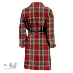 Scottish MacLean of Duart Dress Red Clan Family Crest Tartan Bathrobe