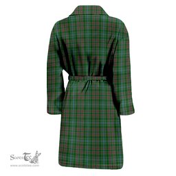 Scottish Ralston USA Clan Family Crest Tartan Bathrobe