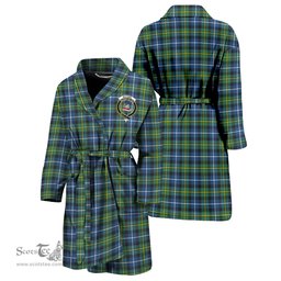 Scottish MacNeil of Barra Ancient Clan Family Crest Tartan Bathrobe