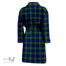 Scottish Sempill Modern Clan Family Crest Tartan Bathrobe