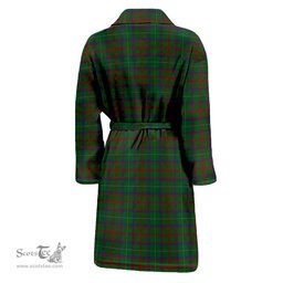 Scottish Shaw of Tordarroch Green Hunting Clan Family Crest Tartan Bathrobe