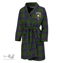 Scottish Stewart of Appin Hunting Clan Family Crest Tartan Bathrobe