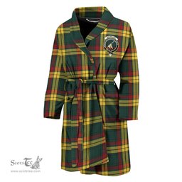 Scottish MacMillan Old Modern Clan Family Crest Tartan Bathrobe