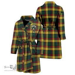 Scottish MacMillan Old Modern Clan Family Crest Tartan Bathrobe