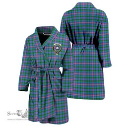 Scottish Pitcairn Hunting Clan Family Crest Tartan Bathrobe