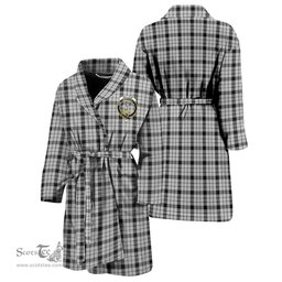 Scottish Wallace Dress Clan Family Crest Tartan Bathrobe