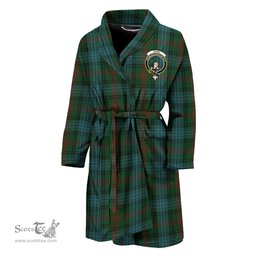 Scottish Ross Hunting Clan Family Crest Tartan Bathrobe