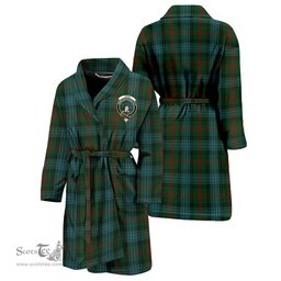Scottish Ross Hunting Clan Family Crest Tartan Bathrobe