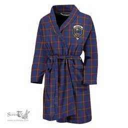 Scottish MacLaine of Lochbuie Clan Family Crest Tartan Bathrobe