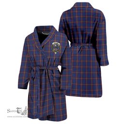 Scottish MacLaine of Lochbuie Clan Family Crest Tartan Bathrobe