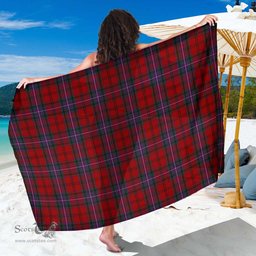 Scottish Kelly of Sleat Red Tartan Sarong / 44*66 Inch
