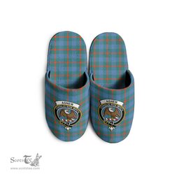 Scottish Agnew Ancient Clan Family Crest Tartan House Slippers