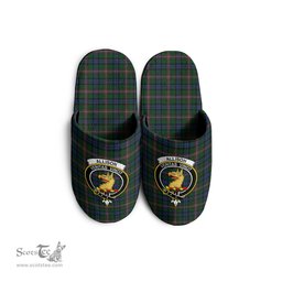 Scottish Allison Clan Family Crest Tartan House Slippers