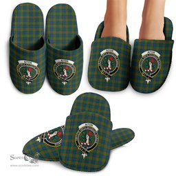 Scottish Aiton Clan Family Crest Tartan House Slippers
