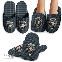 Scottish Allardice Clan Family Crest Tartan House Slippers