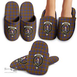 Scottish Balfour Modern Clan Family Crest Tartan House Slippers