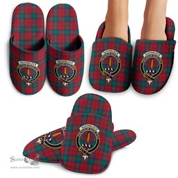 Scottish Auchinleck Clan Family Crest Tartan House Slippers