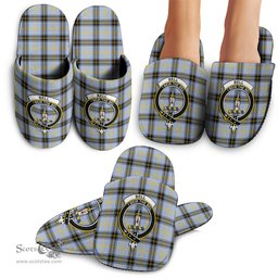 Scottish Bell Clan Family Crest Tartan House Slippers