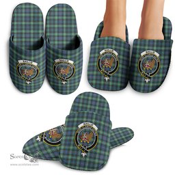 Scottish Baillie Ancient Clan Family Crest Tartan House Slippers