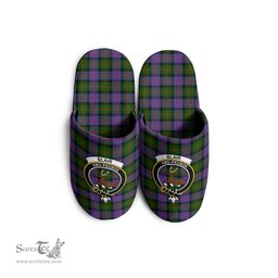 Scottish Blair Modern Clan Family Crest Tartan House Slippers