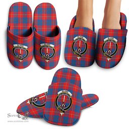 Scottish Blane Clan Family Crest Tartan House Slippers