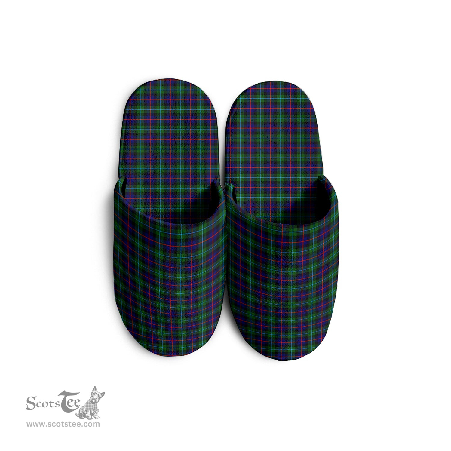 Scottish Campbell of Cawdor Modern Clan Tartan House Slippers