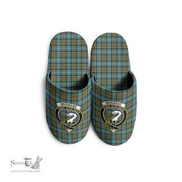 Scottish Brisbane modern Clan Family Crest Tartan House Slippers