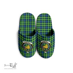 Scottish Campbell of Breadalbane Ancient Clan Family Crest Tartan House Slippers