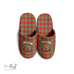 Scottish Chattan Clan Family Crest Tartan House Slippers