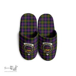 Scottish Cameron of Erracht Modern Clan Family Crest Tartan House Slippers